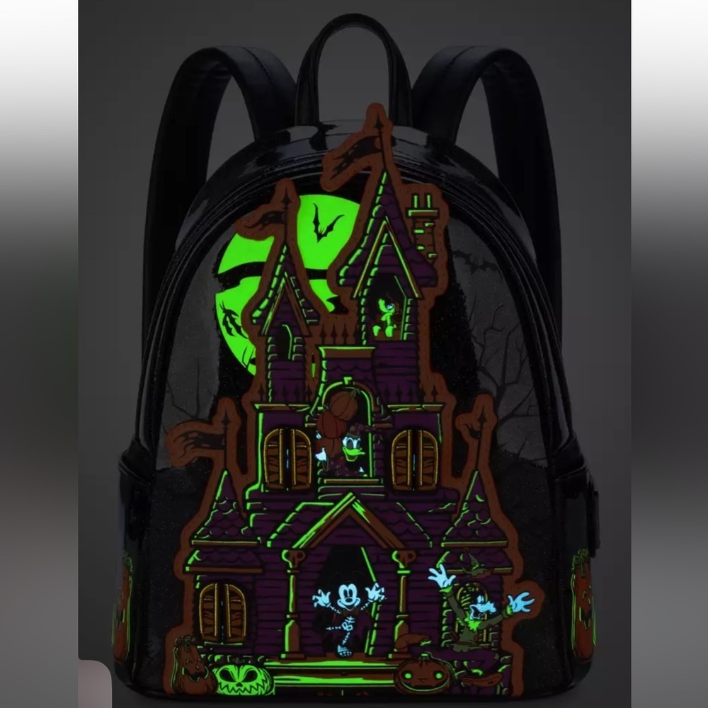 Loungefly Disney Park Mickey Mouse and Friends Halloween Mini Backpack NWT​​ - Picture 2 of 7